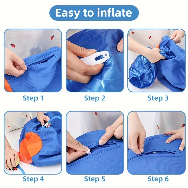 Inflatable Big Ball: Anti - Boredom Dog Toy for Golden Retrievers and More