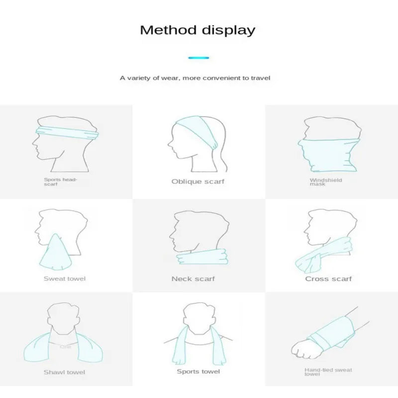 Cooling Towel for Neck Microfiber Cool Towel Soft Breathable Chilly Towel for Yoga Sports Golf Gym Camping Run Fitness Workout