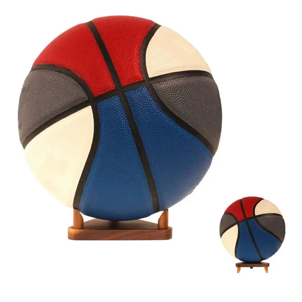 Ball Display Stand Wood Soccer Ball Display Holder Ball Stand Holder Display Stand Wooden Basketball Football Soccer Holder Rack