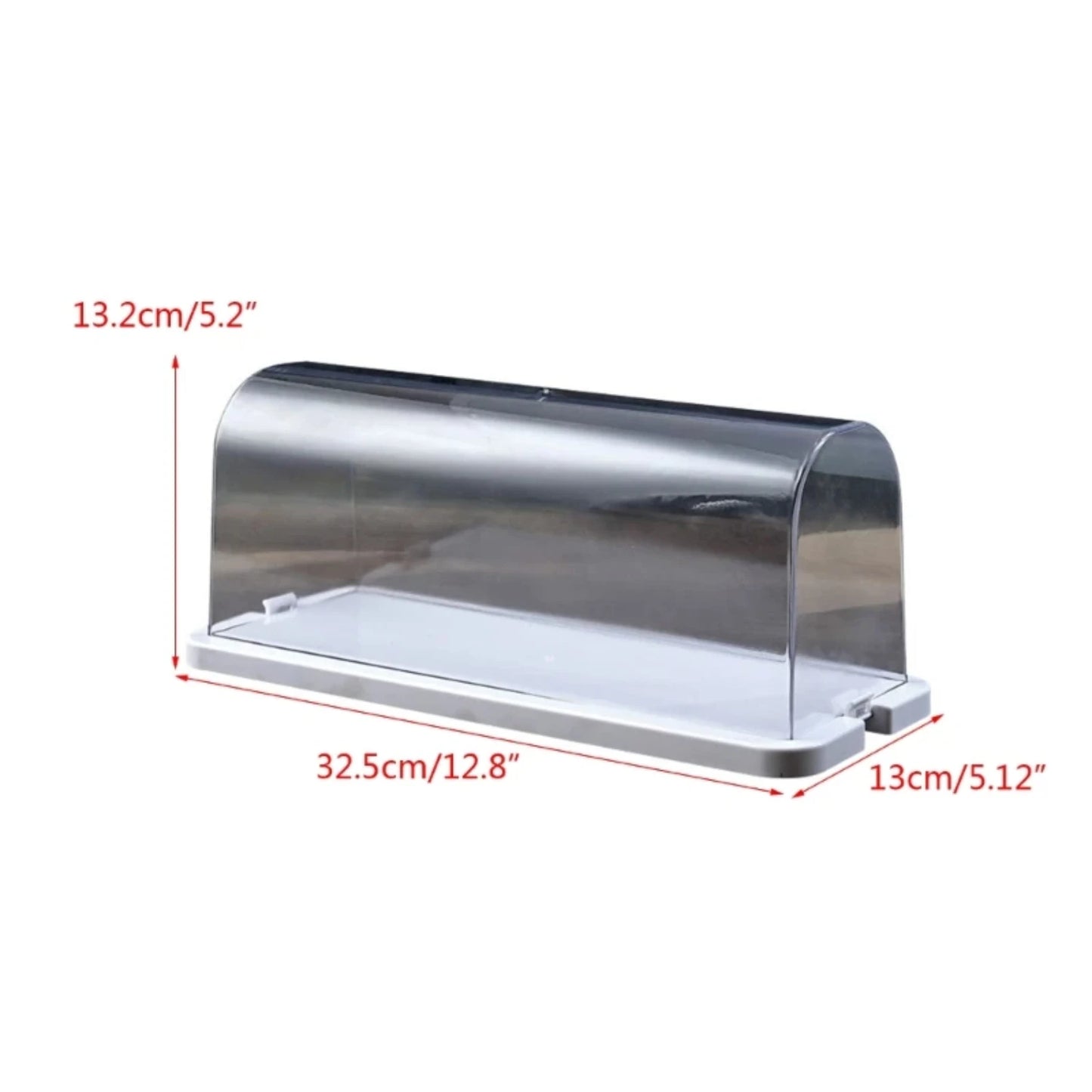 Roll Cake Display Container with Clear Dome Plastic Muffins Cheese Display Box Drop shipping