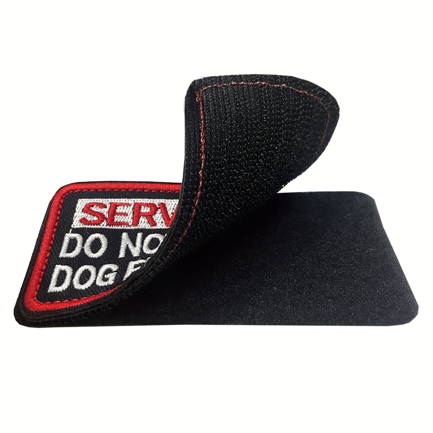 J.CARP 10pcs Service Dog Patches, Acrylic Embroidered Fastener Hook And Loop Patch for Dog Vest Harnesses Collar, Collars for Dogs