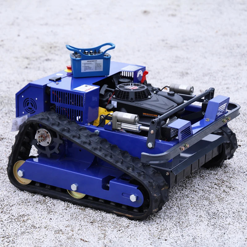 Remote Control Lawn Mower Rc Crawler 7.5HP Slope Mowing Machine Tracked Radio Controlled Grass Cutter Robotic Mowers