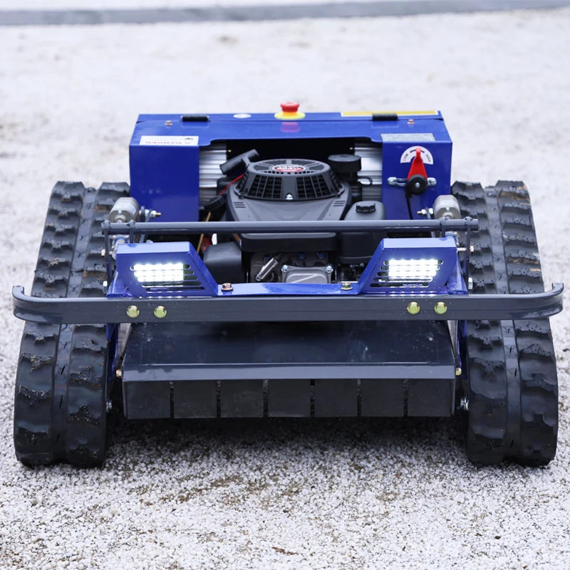 Remote Control Lawn Mower Rc Crawler 7.5HP Slope Mowing Machine Tracked Radio Controlled Grass Cutter Robotic Mowers