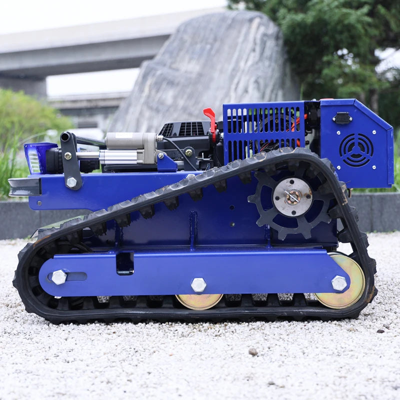 Remote Control Lawn Mower Rc Crawler 7.5HP Slope Mowing Machine Tracked Radio Controlled Grass Cutter Robotic Mowers