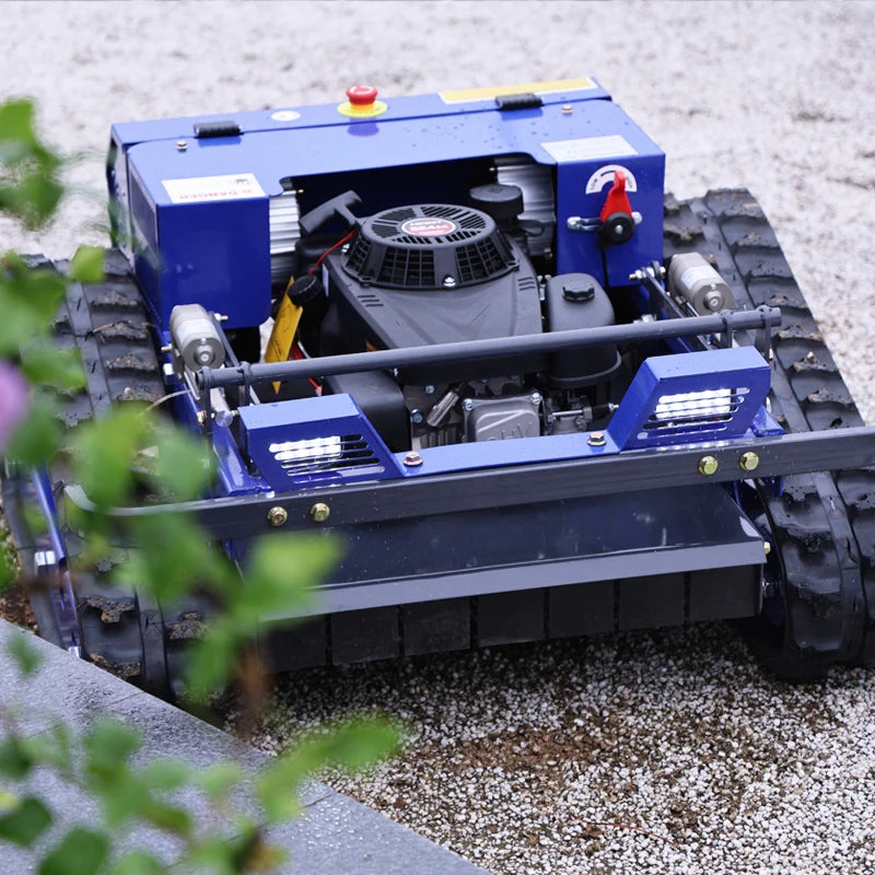 Remote Control Lawn Mower Rc Crawler 7.5HP Slope Mowing Machine Tracked Radio Controlled Grass Cutter Robotic Mowers