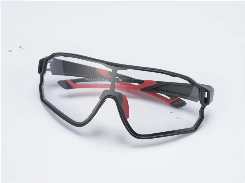 ROCKBROS Cycling Sunglasses  Photochromic Road Bike UV400 Bicycle Eyewear MTB Mountain Bicycle Cycling Goggles