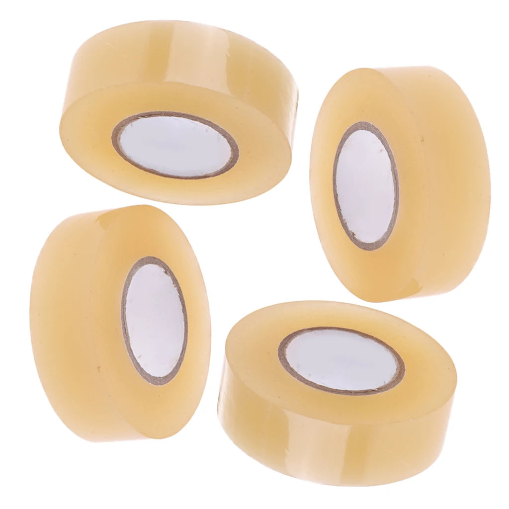 4 Rolls of Premium PVC Clear Hockey Tape for Ice Hockey Socks & Shin Guards