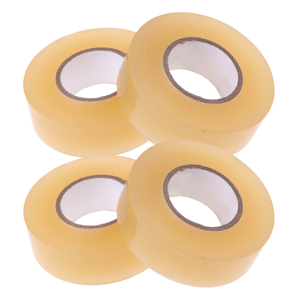 4 Rolls of Premium PVC Clear Hockey Tape for Ice Hockey Socks & Shin Guards