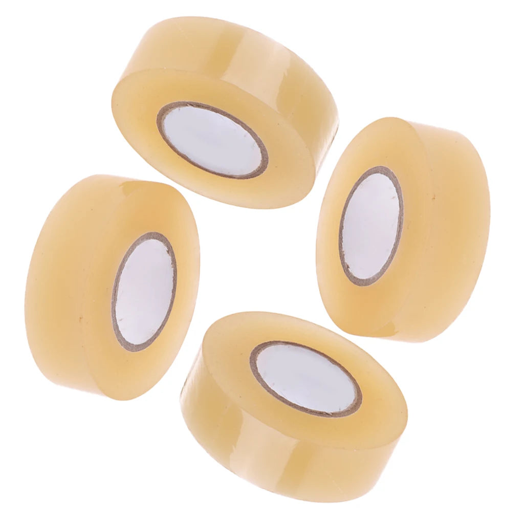 4 Rolls of Premium PVC Clear Hockey Tape for Ice Hockey Socks & Shin Guards