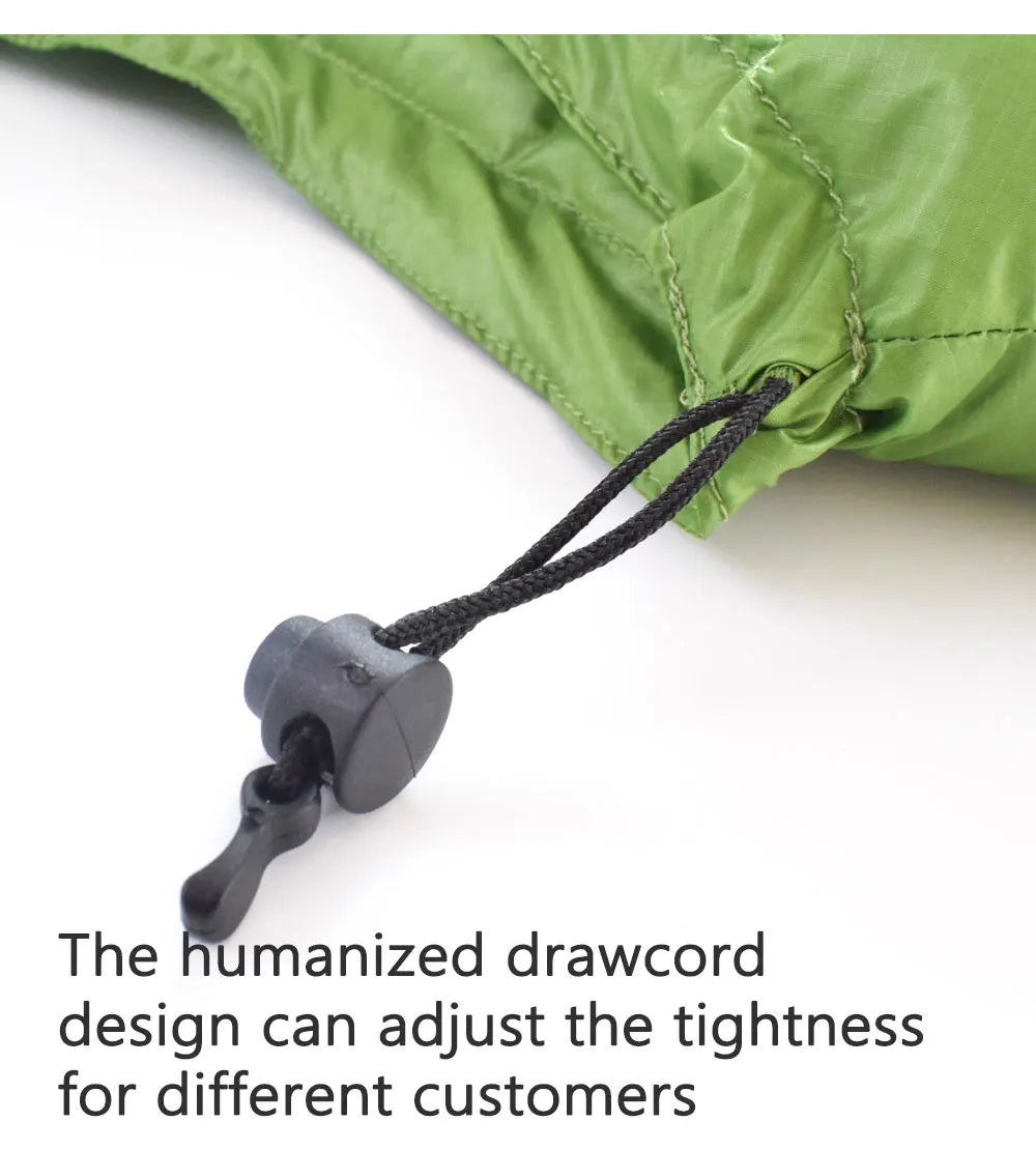 Kamperbox Balacava Down Beanie for Ultralight Camping Gear Sleeping Bag Winter Down Hat Cap TP21