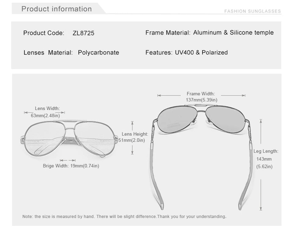 CLLOIO Men Classic Aluminum Polarized Sunglasses Women Driving Glasses Pilot Sun Glasses Brand Designer Male Vintage Sunglasses