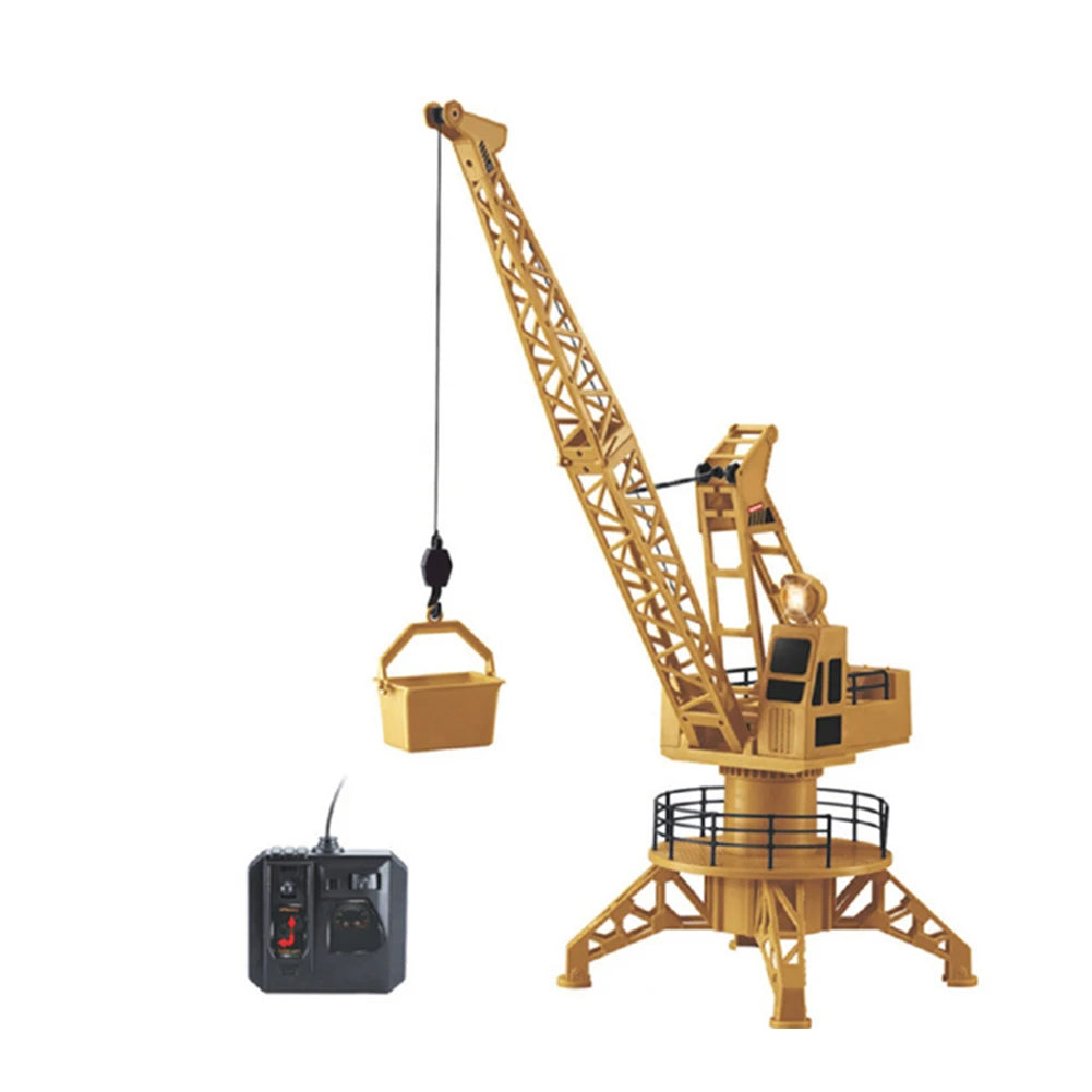 XM-6820 Electric Crane Remote Control Engineering Car Toy Tower Crane RC Big Hanging Tower Construction Truck Tractor