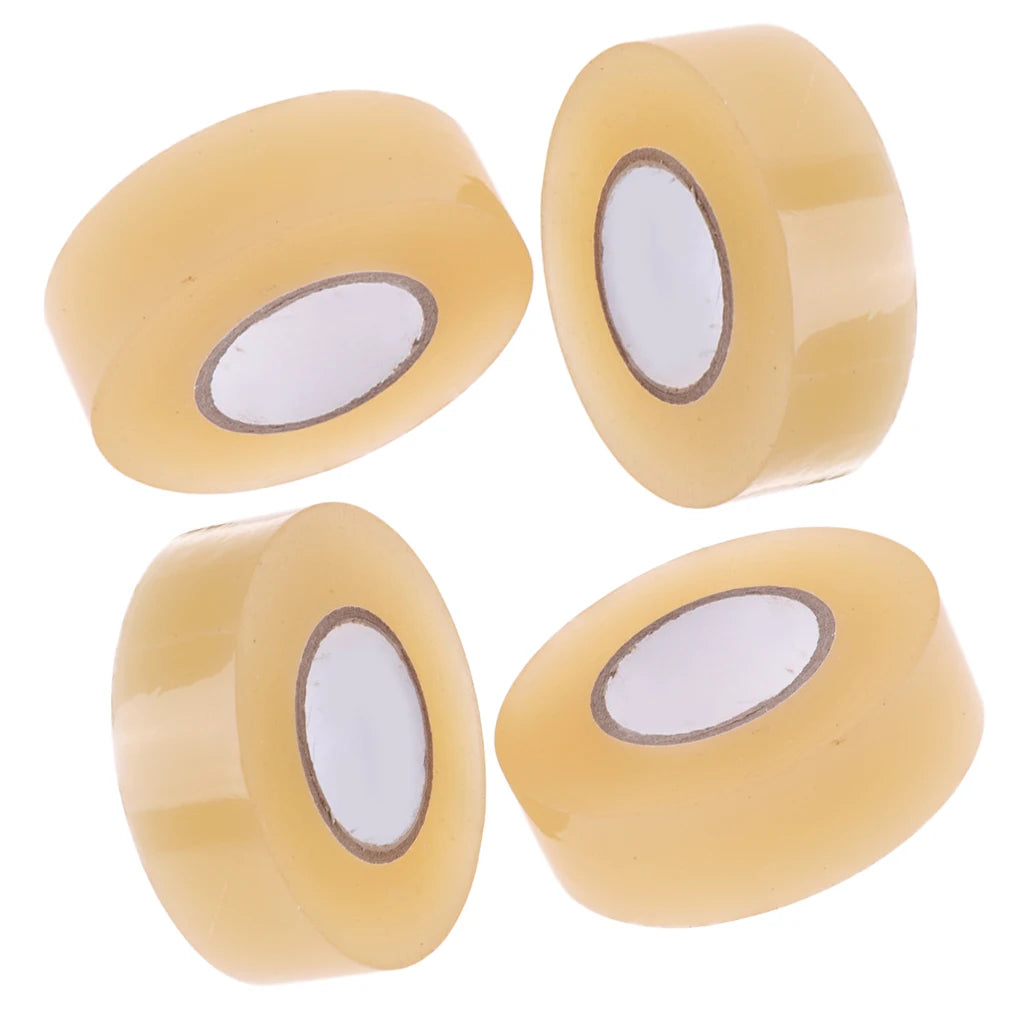 4 Rolls of Premium PVC Clear Hockey Tape for Ice Hockey Socks & Shin Guards
