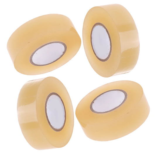 4 Rolls of Premium PVC Clear Hockey Tape for Ice Hockey Socks & Shin Guards