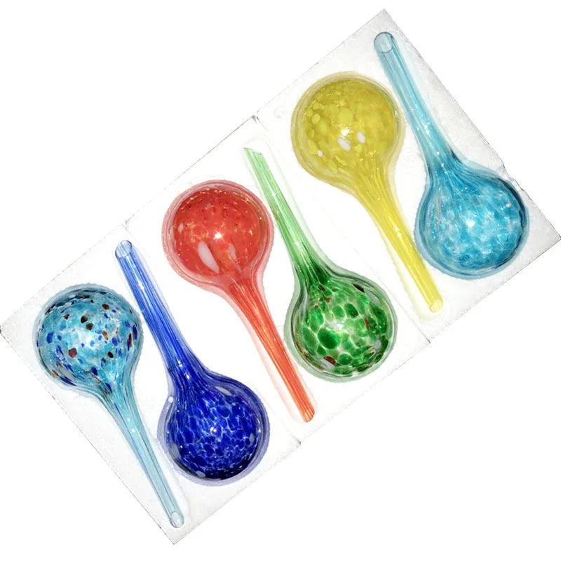 Plant Watering Globe Set for Indoor and Outdoor Plants, Globe Set, Automatic Devices, Terrarium Pots, Decor Flower Vases, 6 Pcs