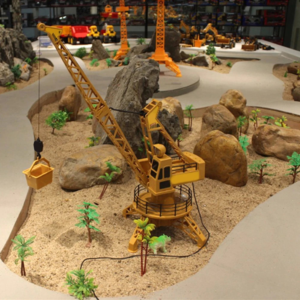 XM-6820 Electric Crane Remote Control Engineering Car Toy Tower Crane RC Big Hanging Tower Construction Truck Tractor