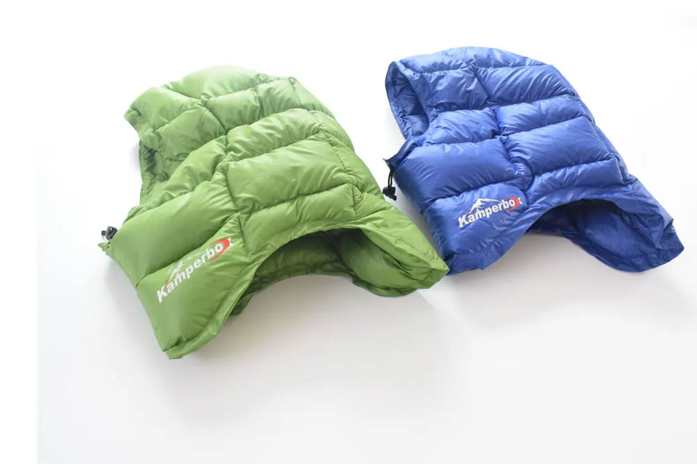 Kamperbox Balacava Down Beanie for Ultralight Camping Gear Sleeping Bag Winter Down Hat Cap TP21