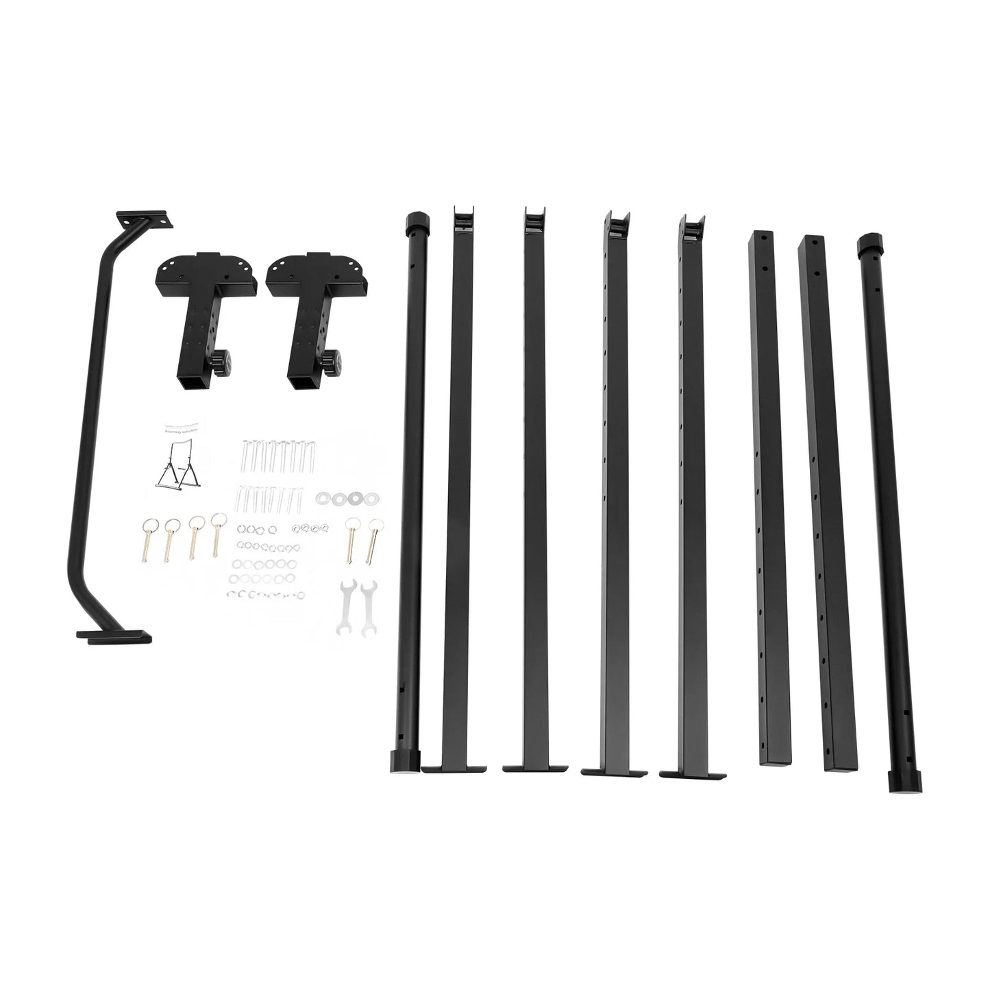 Black Triangular Pull Up Station Adjustable Height Carbon Steel Pull Up Bar for Home Gym Strength Training Equipment