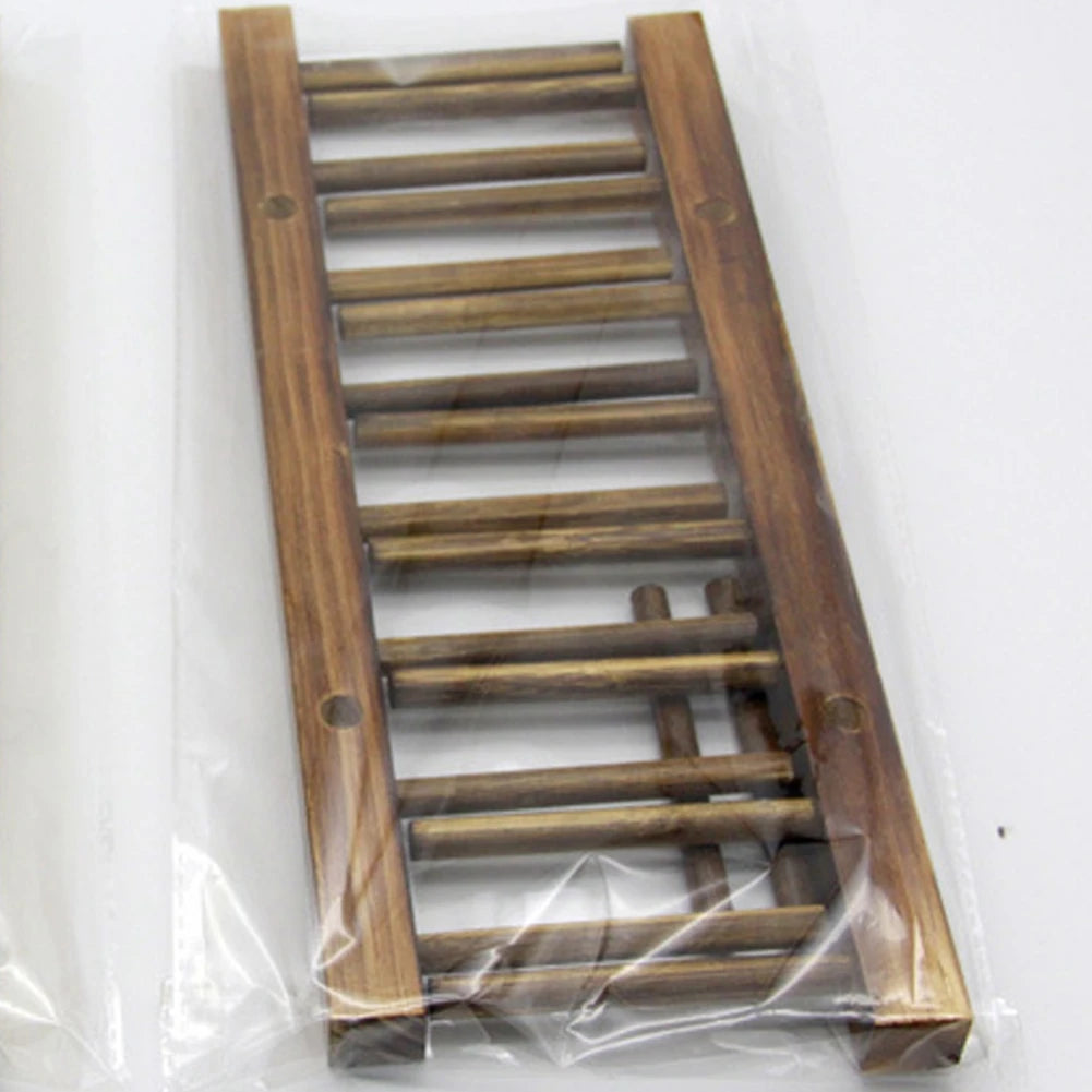 Wooden Kitchen Dish Drain Rack Dinnerware Storage Organizer Tray Plate Drying Shelf Book Cups Display Stand Drainer Holders