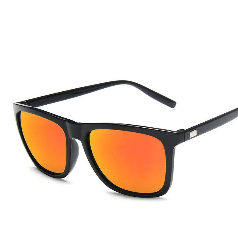 Sports Polarized Sunglasses Men Women Classic Square Plastic Driving Sun Glasses Male Fashion Black Outdoor Shades UV400