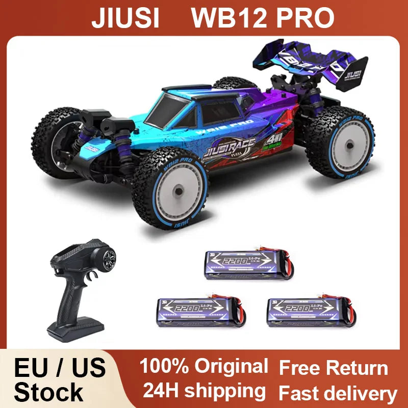 WB12 PRO 1/12 JIUSI Racing Car 80KM/H Brushless Remote Control Car High Speed Competitive Off-road 4WD RC Car Toys As Gift