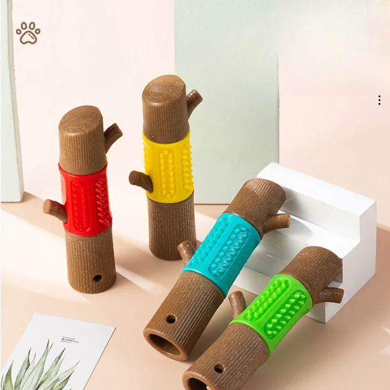 Pet Toy Dog Teething Stick Wear Resistant Bite Teeth Cleaning Toy Dog Bite Puzzle Interactive Toy Supplies