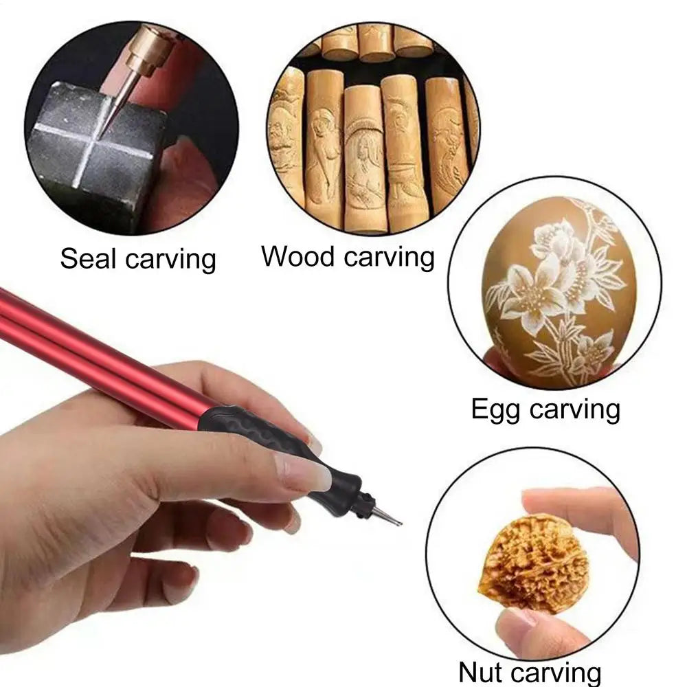 Metal Engraver Pen Small Engraving Machine Small Beginner Friendly Cordless Rotary Tool Battery-Operated For Woodworking
