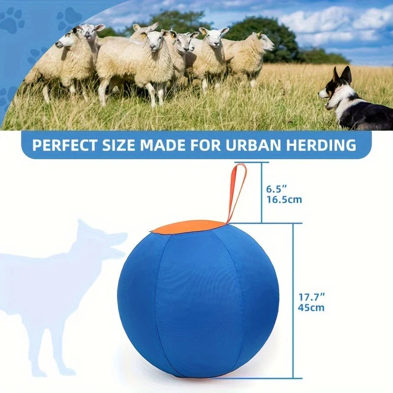 Inflatable Big Ball: Anti - Boredom Dog Toy for Golden Retrievers and More