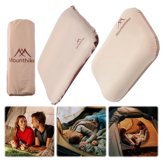Ultralight Inflatable Pillow Neck Protect Camping Air Pillow Ergonomic Compressible Travel Pillow for Car Airplane Train Office