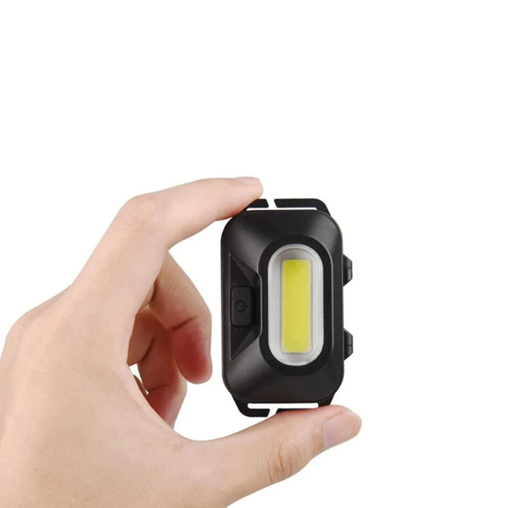 Mini COB LED Headlamps Lightweight Portable 3 Switch Modes Headlight Camping Headlamp Head Flashlight AAA Batteries Powered