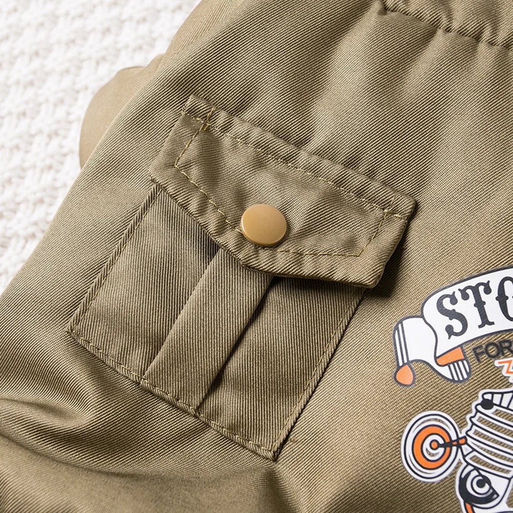 Winter Pet Dog Clothes Warm Dog Hooded Jacket Thicken Coat Jumpsuit for Small Dogs Pet Clothing For French Bulldog Puppy Outfits