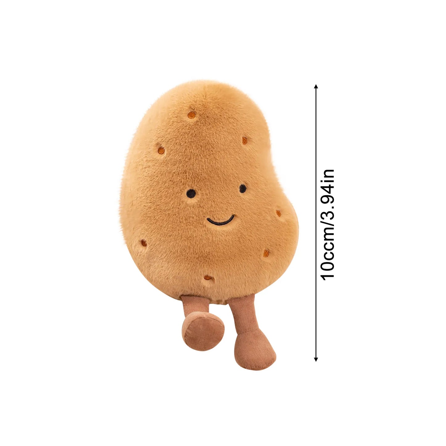 Potato Plush Doll Vegetable Soothing Doll Cute Kittly Pet Toy Home Diy Decoration Cat Gift