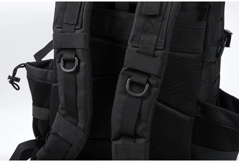45L Molle Tactical Backpack Bag Hunting MOLLE Backpack GYM For Men EDC Outdoor Hiking Survival Rucksack Witch Bottle Holder