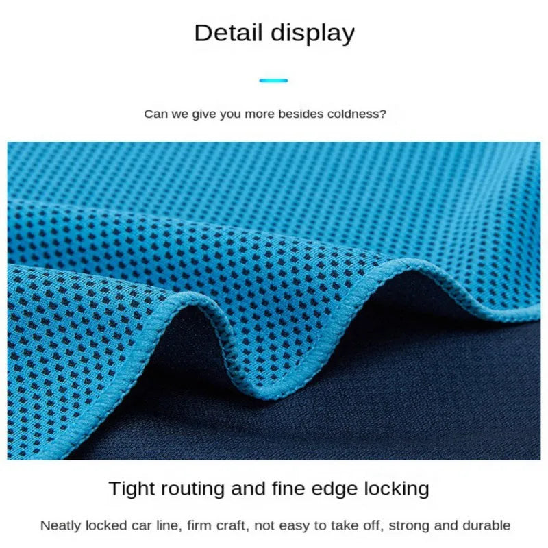 Cooling Towel for Neck Microfiber Cool Towel Soft Breathable Chilly Towel for Yoga Sports Golf Gym Camping Run Fitness Workout