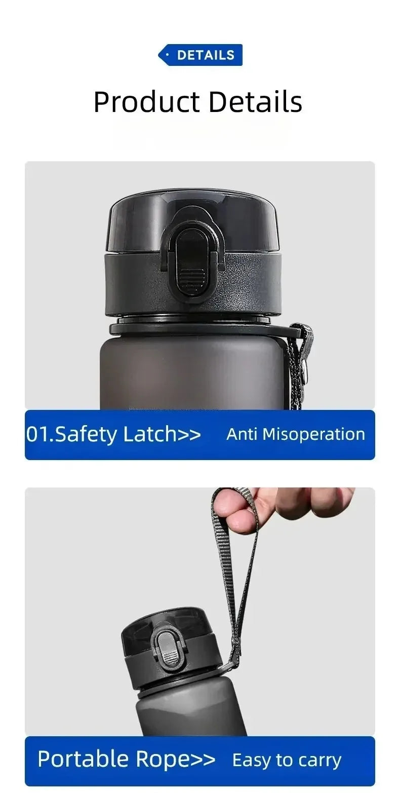 Leak-free sports water bottle, portable for travel and hiking. My favorite beverage bottle is 400ml and 560ml