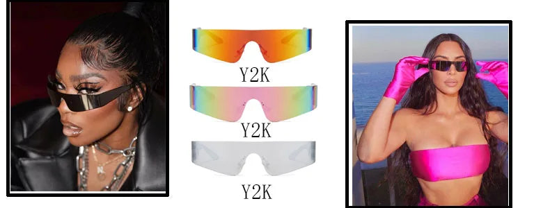 Steam Punk Diamond Decor Sun Glasses Holiday Carnival Illusion Goggles Oversize Snowing Eyewear Siamese Luxury Ski Goggles