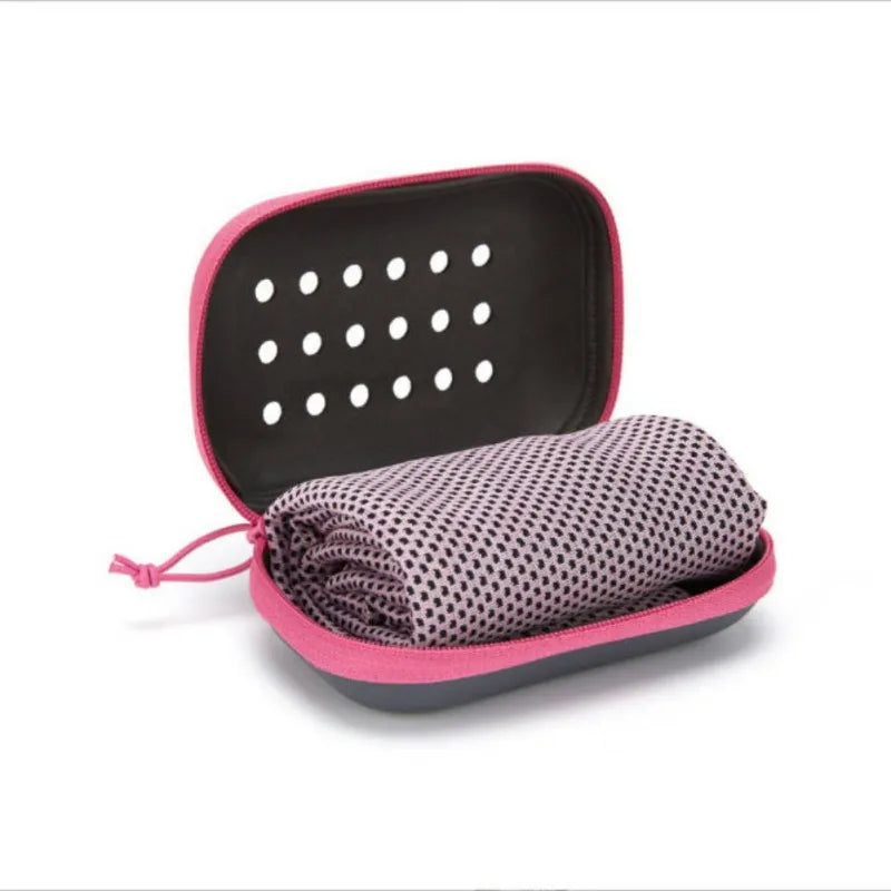 Cooling Towel for Neck Microfiber Cool Towel Soft Breathable Chilly Towel for Yoga Sports Golf Gym Camping Run Fitness Workout