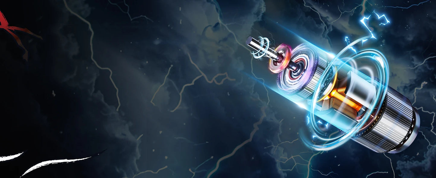 DEERC RC Shark Boat DE 2104 SHARK 48+ km/h, 3S Speed, Self-Rising, 2.4 GHz, LED Lights, Summer Gift.