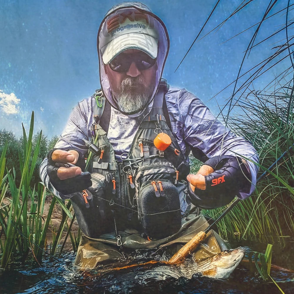 New Adjustable Men Fly Fishing  Vest Pack Multifunction Pockets Outdoor Mesh Backpack Fish Accessory Bag