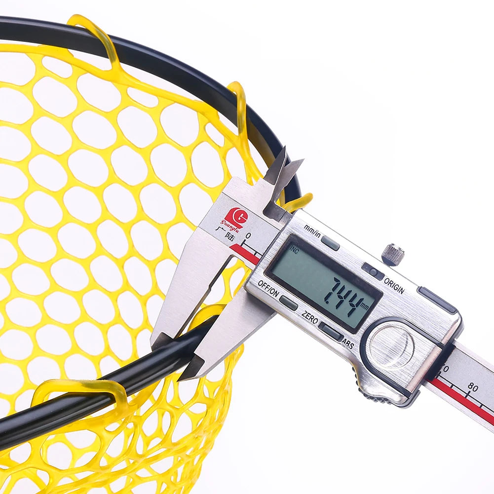 Mesh Trout Hand Net Portable Fishing Landing Mesh Anti Slip Wear Resistance Lightweight Large-capacity Fishing Tools