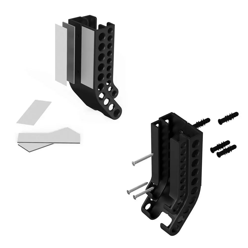 Battery Storage Organizer AA & AAA Combo Battery Keeper Wall Holder Battery Dispenser Container for 10AAA 10AA Batteries Bracket
