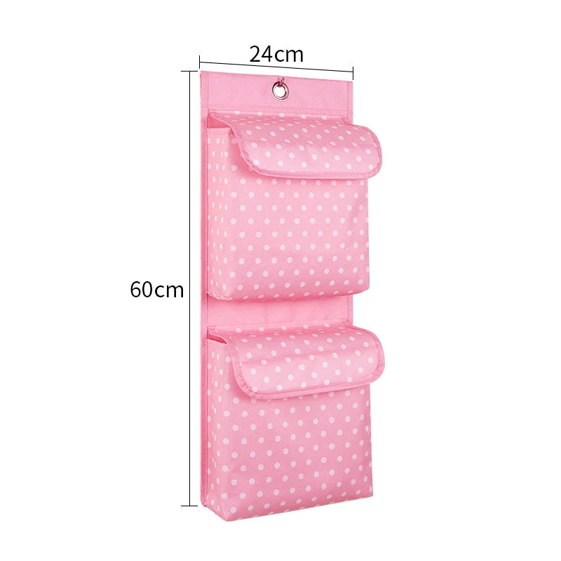 1PC Oxford Fabric Wall Door Hanging Bag Organizer Storage Pouches Wardrobe Closet Storage Bag Sundries Pouches