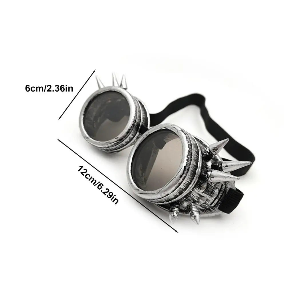 Vintage Fashion Sunglasses Victorian Gothic Cosplay Rivet Steampunk Goggles Glasses Welding Punk Goggles