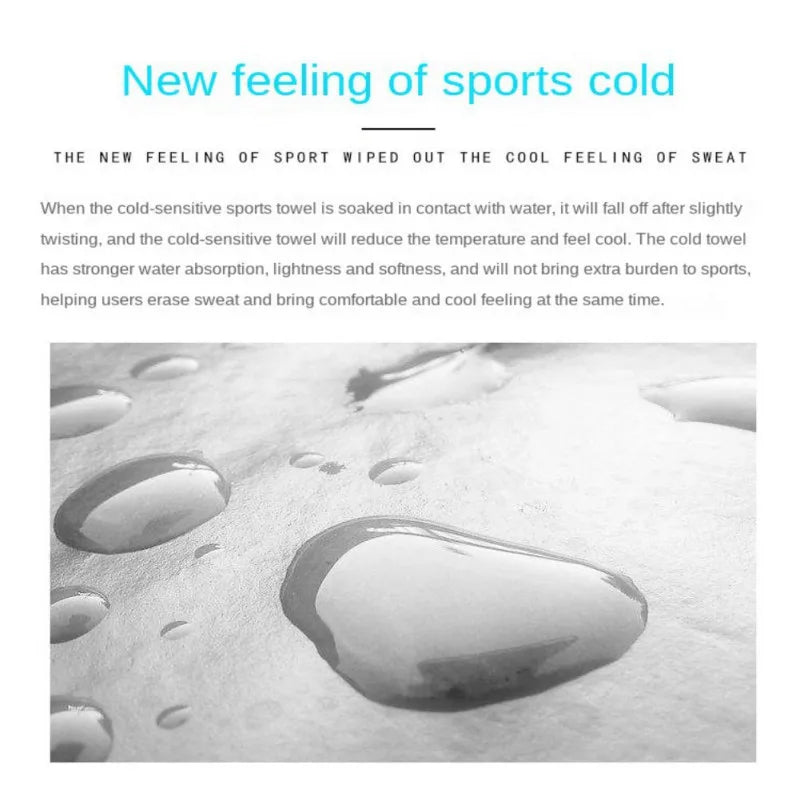 Cooling Towel for Neck Microfiber Cool Towel Soft Breathable Chilly Towel for Yoga Sports Golf Gym Camping Run Fitness Workout