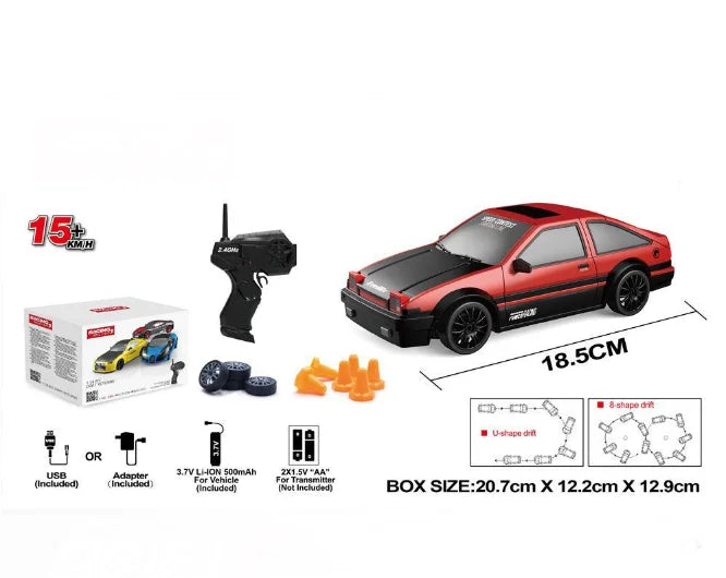ZWN 1/24 RC Car With 2.4G Radio Remote Control Drift Cars High Speed Electric Vehicle Children Racing Toys for Boys Girls Gifts