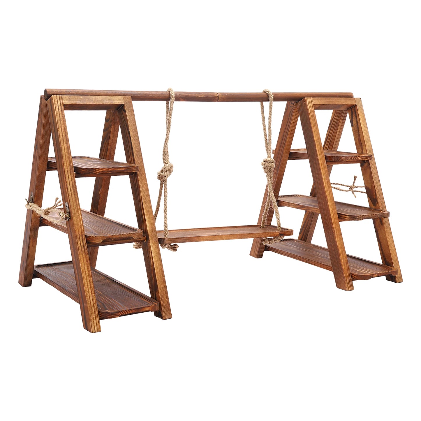 Wooden Dessert Display Stand Cake Stand 3 Tier Serving Tray Decorative Tiered Plate for Birthday Party Cupcake Decor