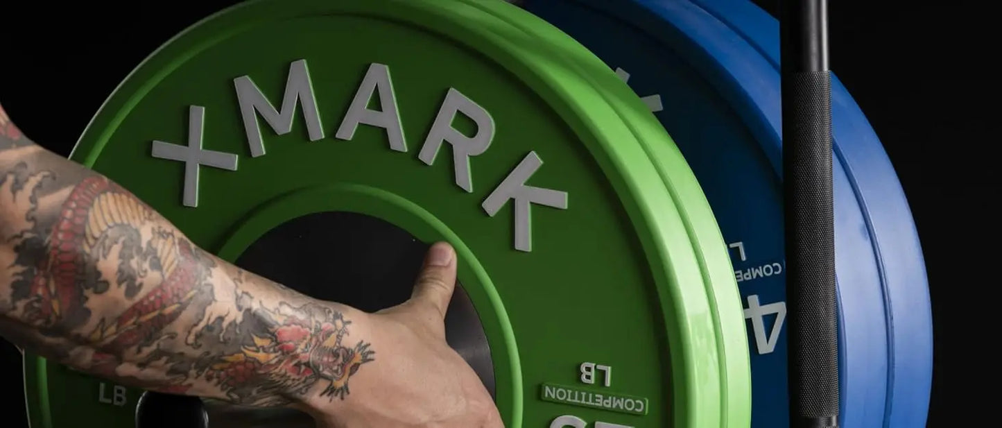 Pair or Set of Weight Plates, Rubber Coated Exercise Weights for Barbell, Strength Training Weight Set for Home Gym