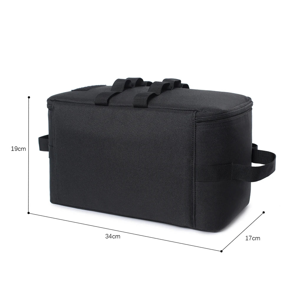 30L Camping Cooking Utensil Organizer Large Capacity Car Trunk Storage Bag Detachable Multifunctional Camping Stove Storage Case