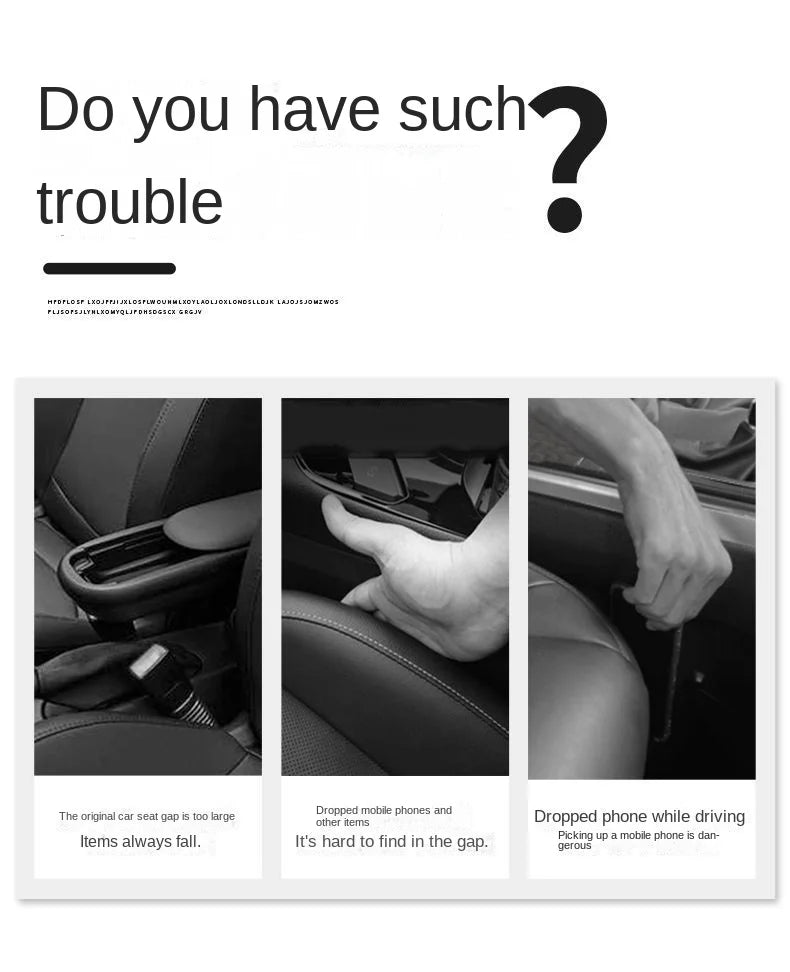 Car seat gap filler strips, crack storage box, leak-proof strip artifact, car interior supplies, practical collection