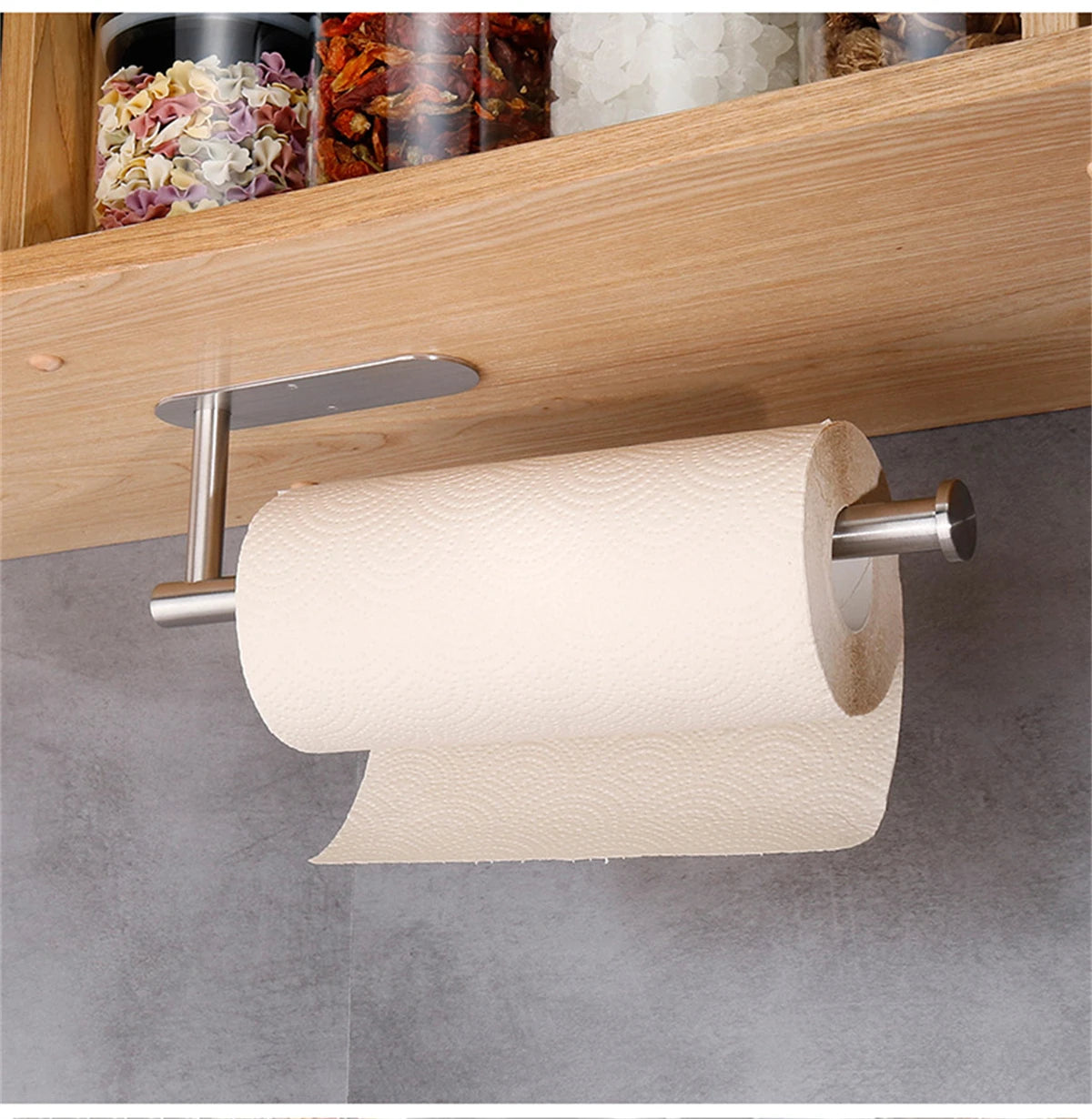Paper Towel Holders For Kitchen,Adhesive Roll Paper Holder,Bathroom Storage Rack,Tissue Dispenser,Kitchen Organizers,Towel Rack